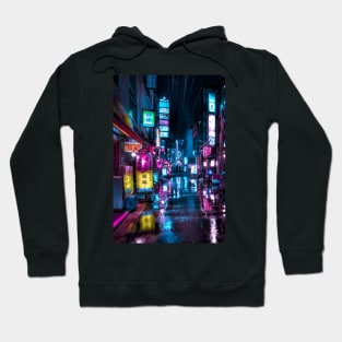 Neo Tokyo cyberpunk vibes Vertical Hoodie